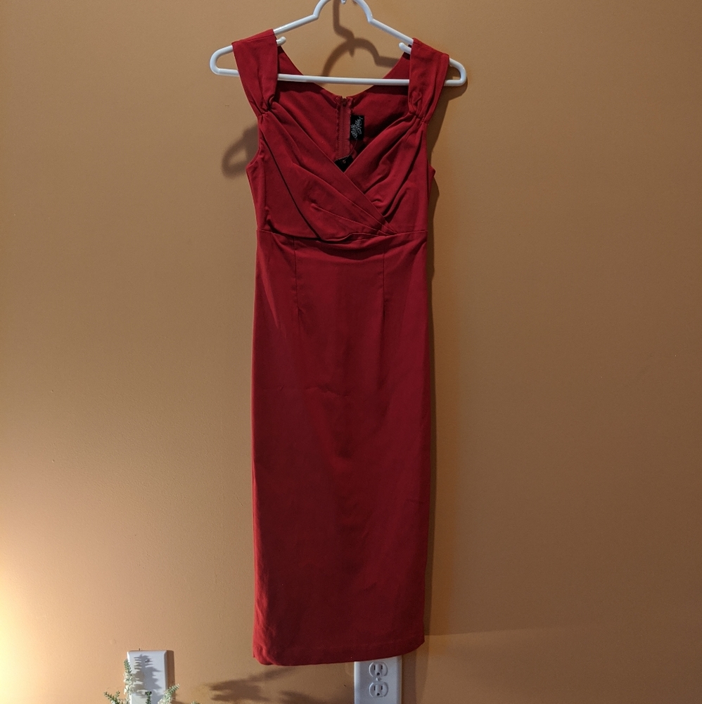 Red dress